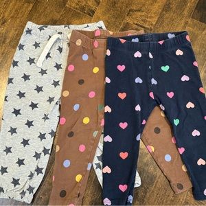 Lot of 3 Gap playtime favorites pants